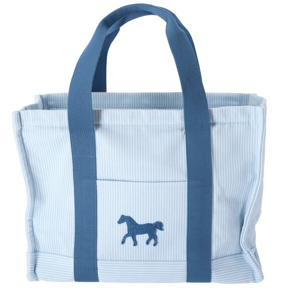 HERMES Cotton Canvas Cavalcolor Nappy Diaper Bag Baby Blue - Picture 1 of 9
